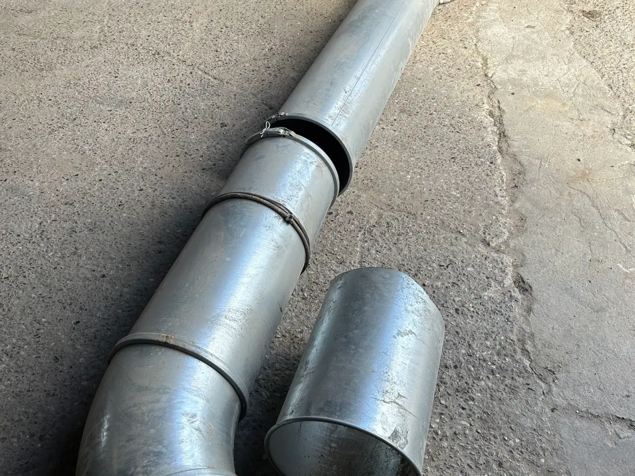 Billede 2 - Gasovn med rør til tørreri 