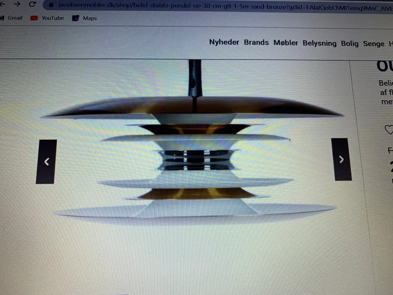 Billede 1 - Loftlamper Belid Diablo