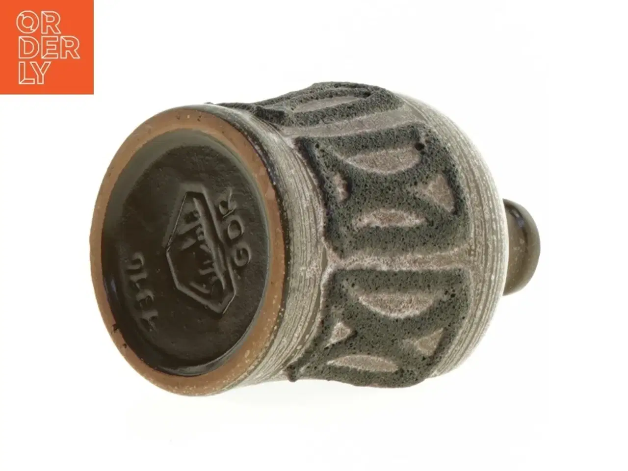 Billede 4 - Strehla Keramik lyseholder mærket 1316 GDR (str. 15 x 12 x 9 cm)