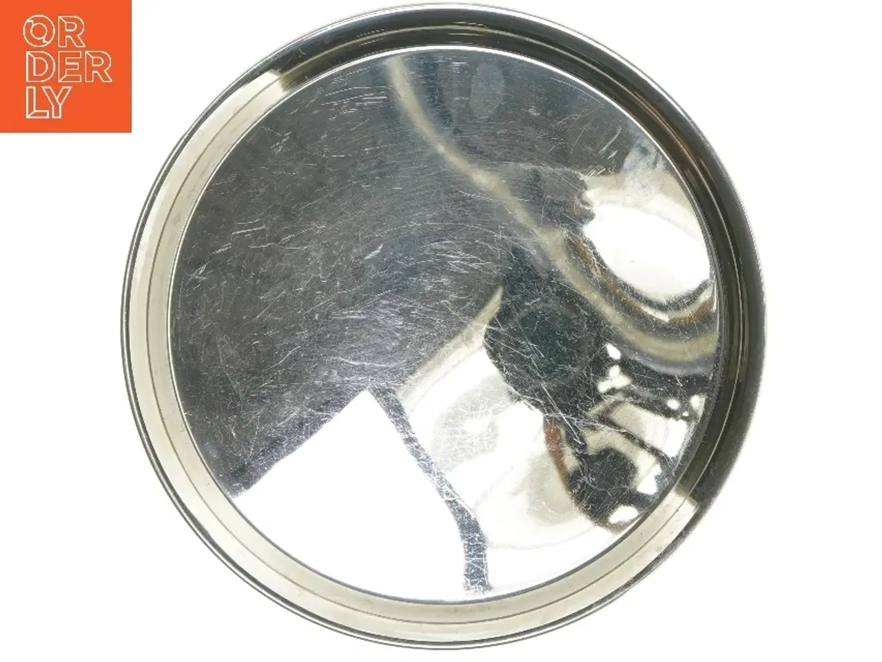 Billede 1 - Rund, rustfrit stål fad (str. Ø 29,5 cm)