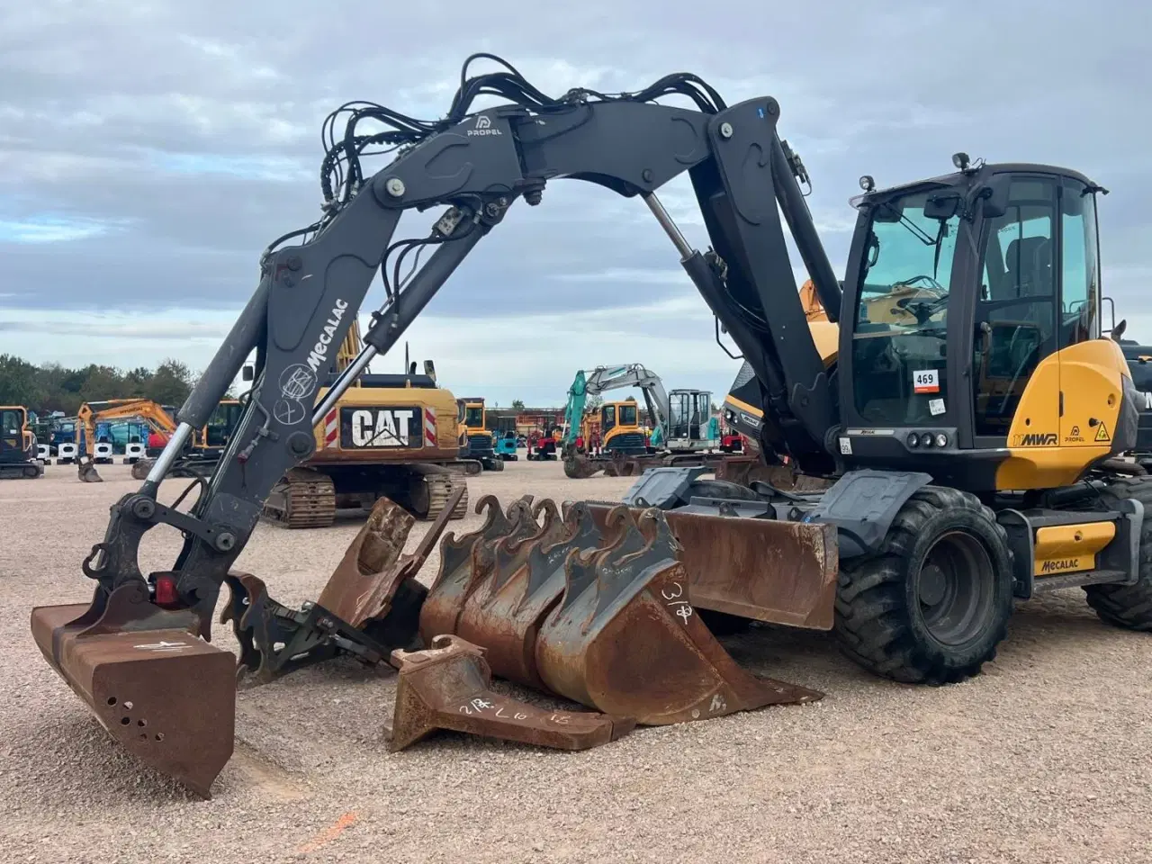 Billede 6 - hjulgraver Mecalac 11MWR