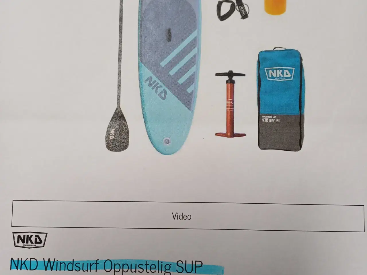 Billede 1 - SUP. NKD Windsurf 10,6 oppustelig 