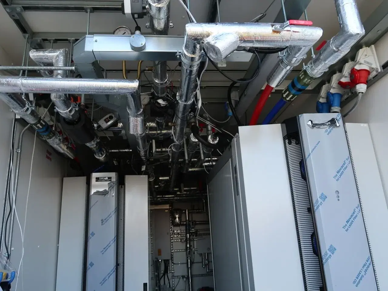 Billede 66 - 20 fods isolering container indrettet som testcenter af overskudsvarme (læs beskrivelse)