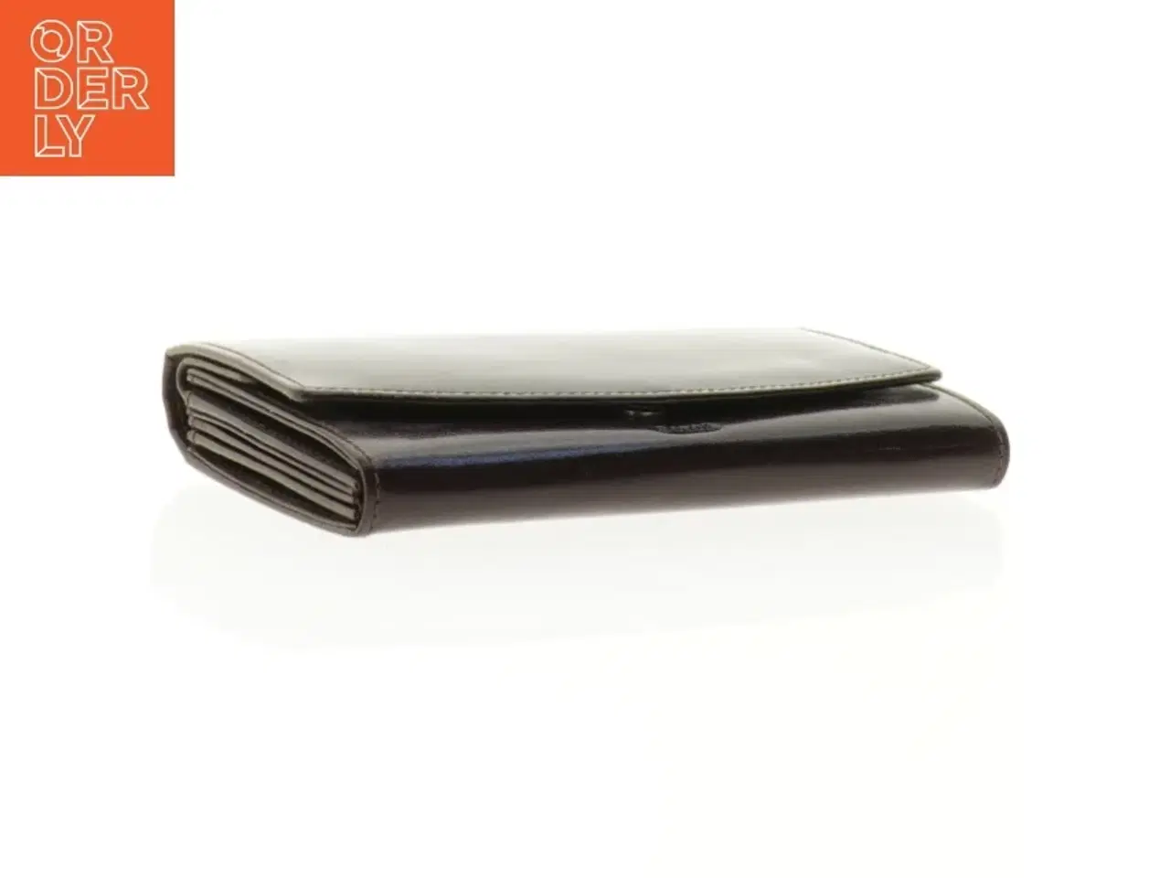 Billede 6 - Sort læderpung fra Eoxca (str. 18 x 9 x 3 cm)