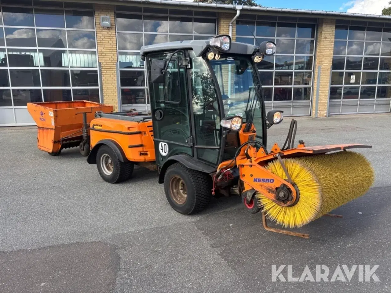 Billede 7 - Redskabsbærer Karcher Mic 50 advanced med tilbehør