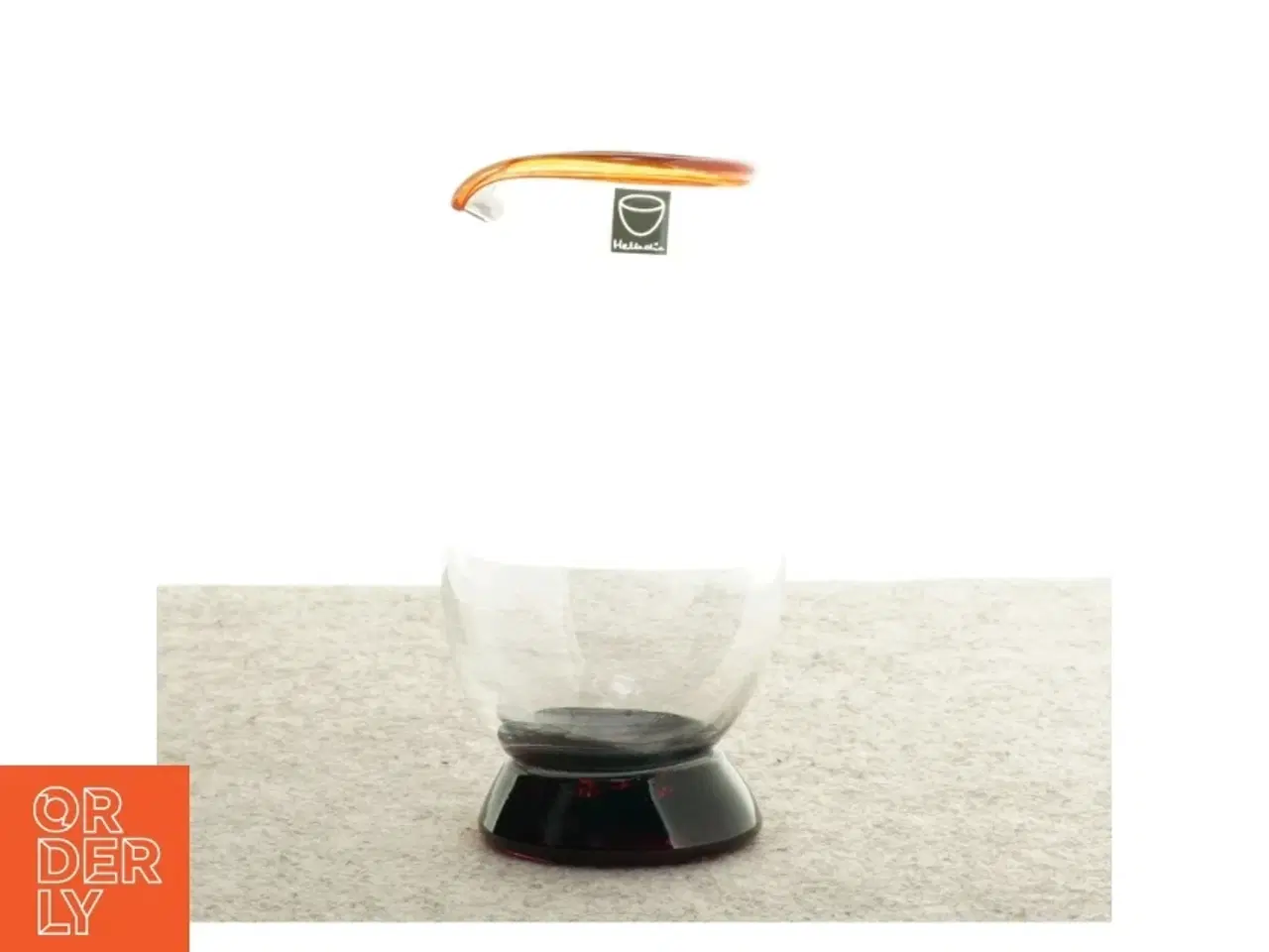 Billede 1 - Glaskande svensk glas fra Helleclin (str. 13 x 6 cm)