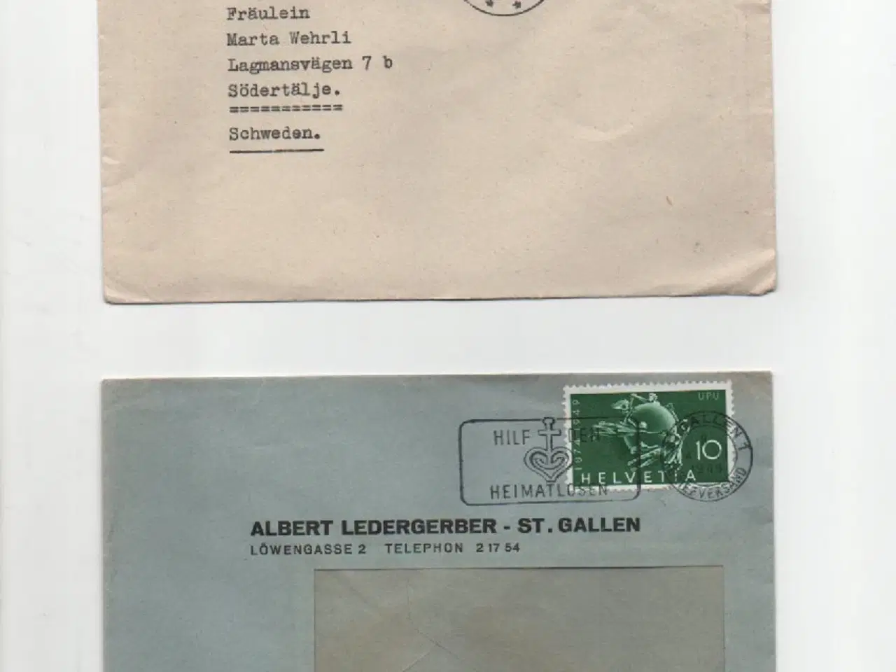 Billede 11 - Helvetia-Schweiz lot med konvolutter