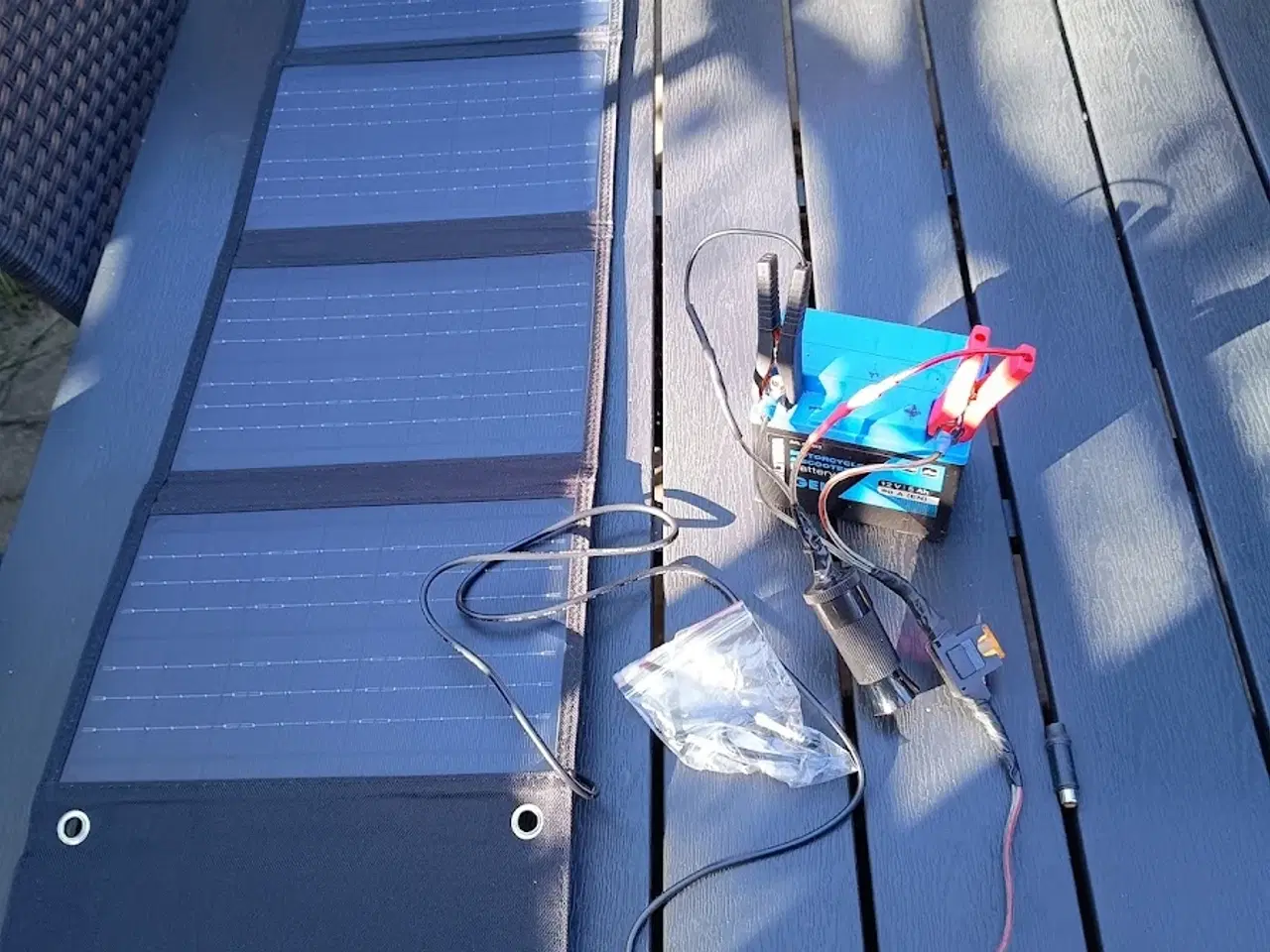 Billede 2 - Bærbart solcelle panel 40 watt
