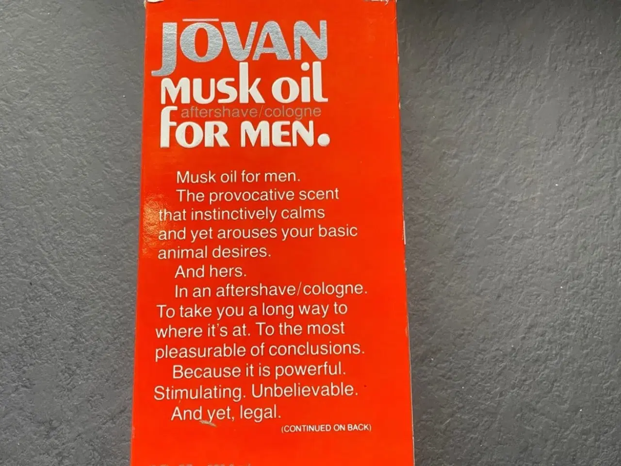 Billede 5 - Jovan musk herre cologne til mænd