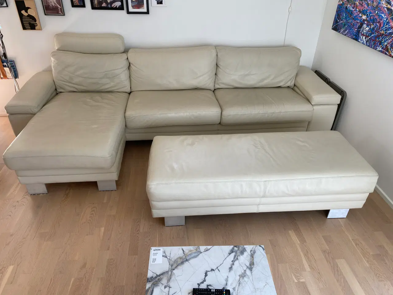 Billede 2 - Lædersofa