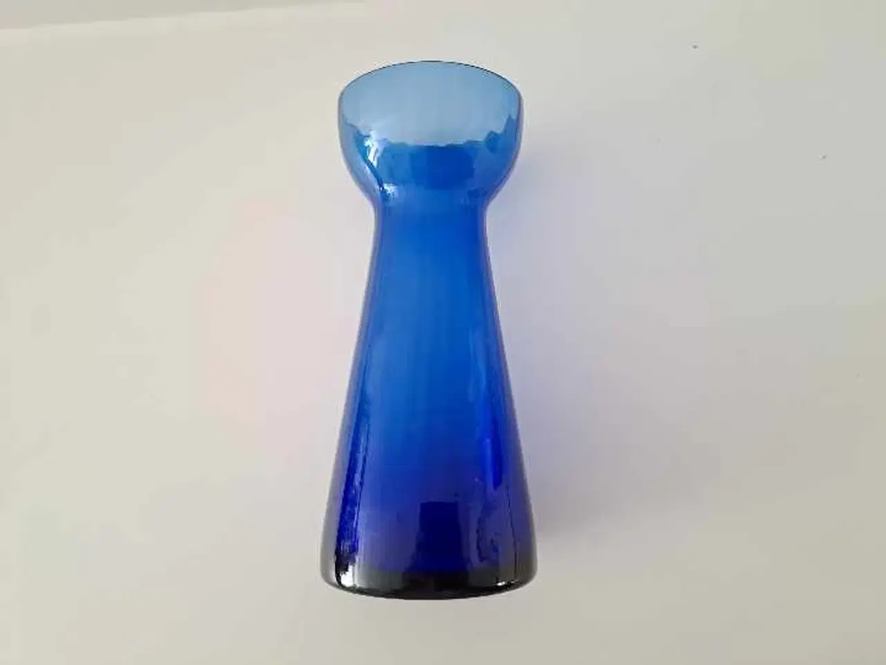 Billede 1 - Hyacintglas, blå, højde 18 cm