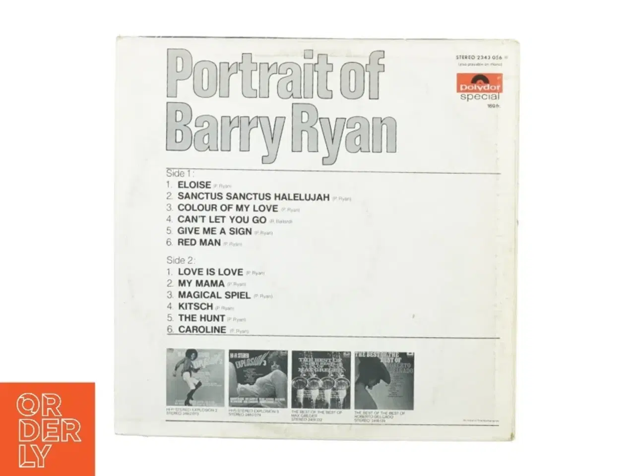 Billede 3 - Portrait of Barry Ryan fra Polydor (str. 30 cm)