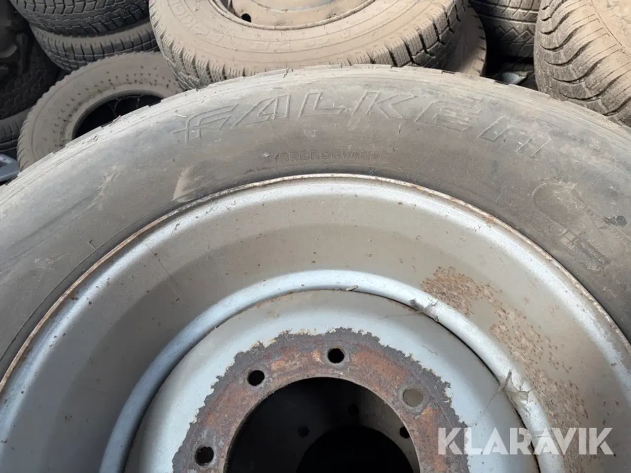 Billede 6 - Dæk med fælge Falken Hi-Steel R117 385/65R22.5 4 styk