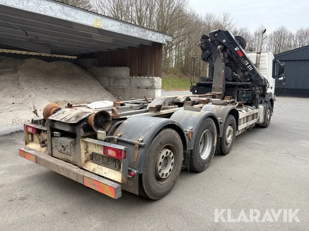 Billede 4 - Lastbil Volvo FM-460 med HIAB kran & 21 tons kroghejs