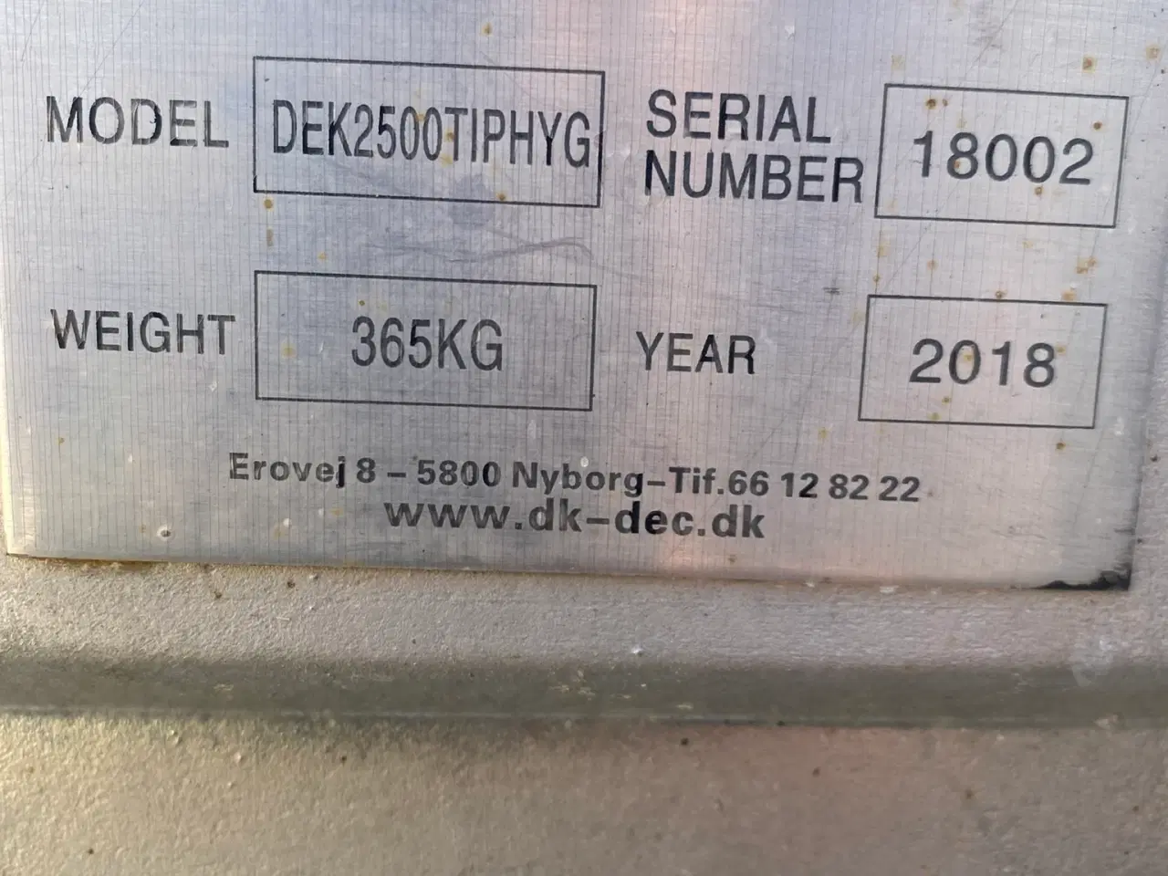 Billede 5 - Galvaniseret tipvogn 2 ton – DK-TEC, 2018