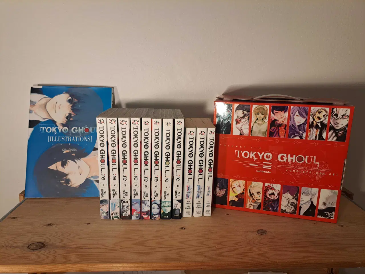 Billede 1 - Tokyo Ghoul Manga 1-14 (box set) + Re 1-8 +