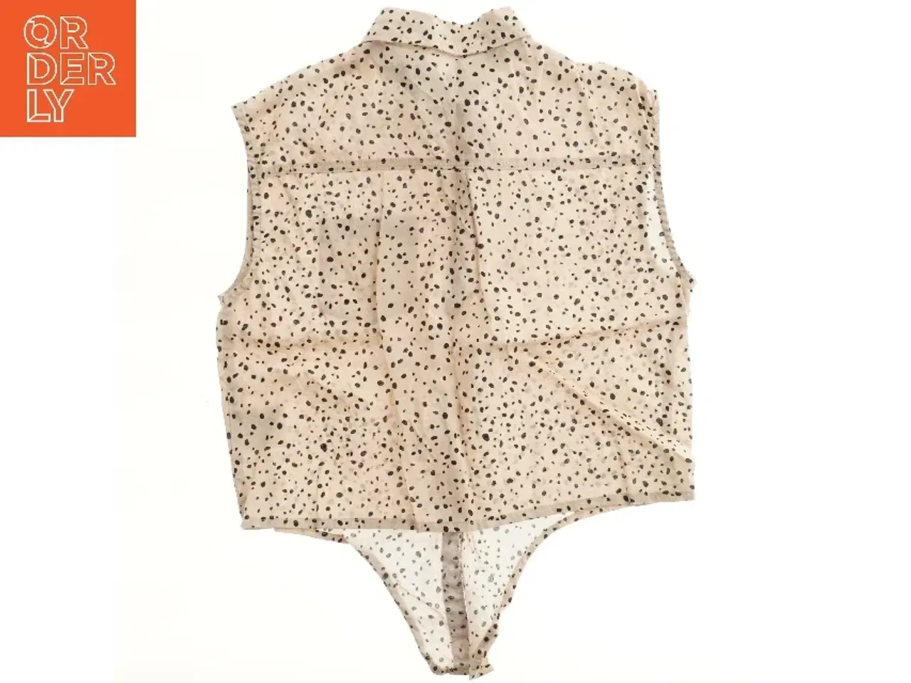 Billede 2 - Prikket ærmeløs skjorte fra H&M (str. 146)