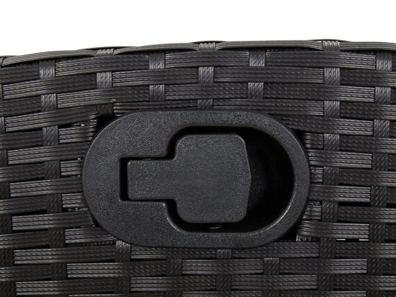 Billede 8 - Havestol med justerbart ryglæn og fodstøtte polyrattan sort