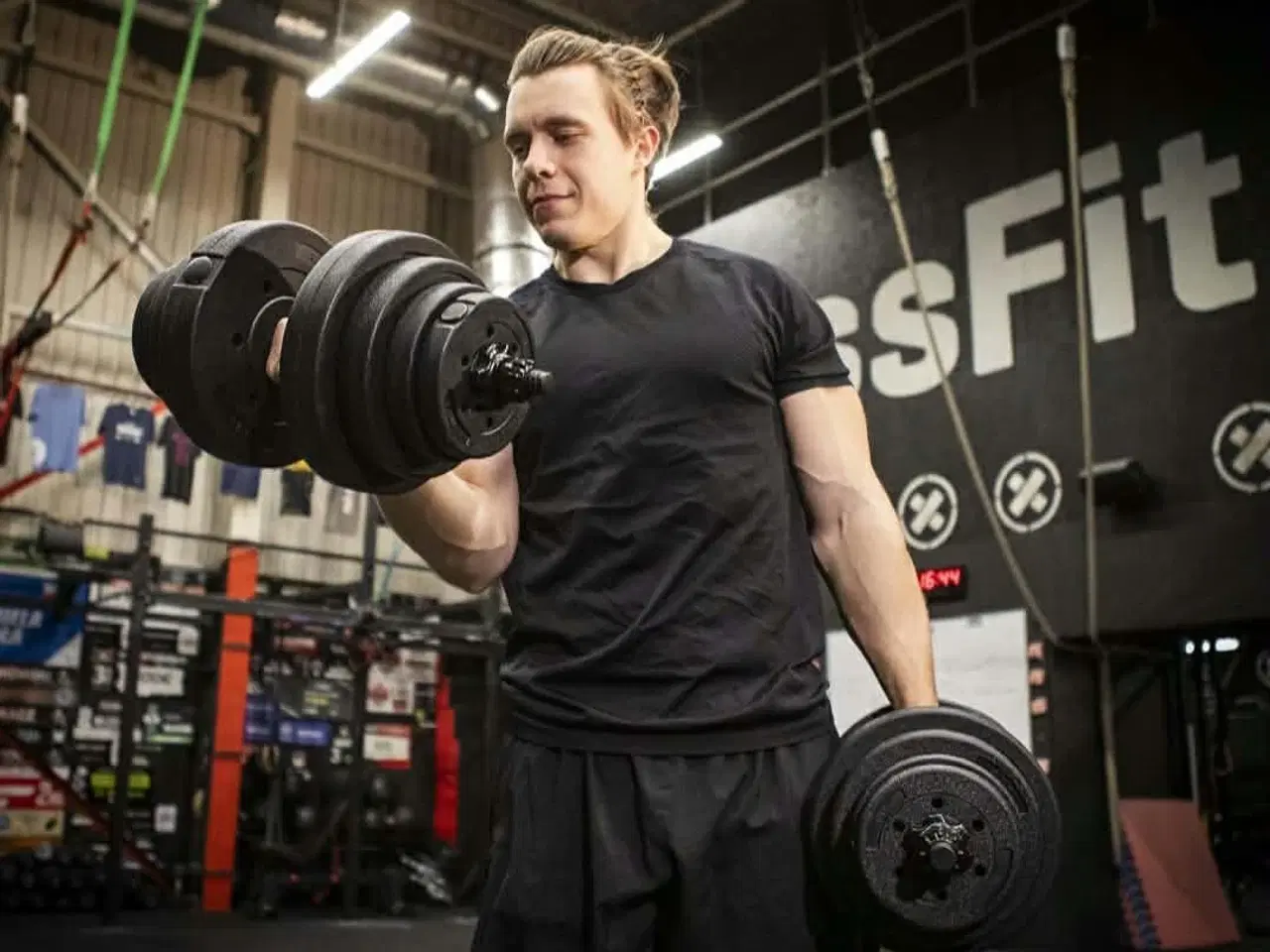 Billede 11 - Håndvægte 2x20kg – Premium Bituminøs Kvalitet