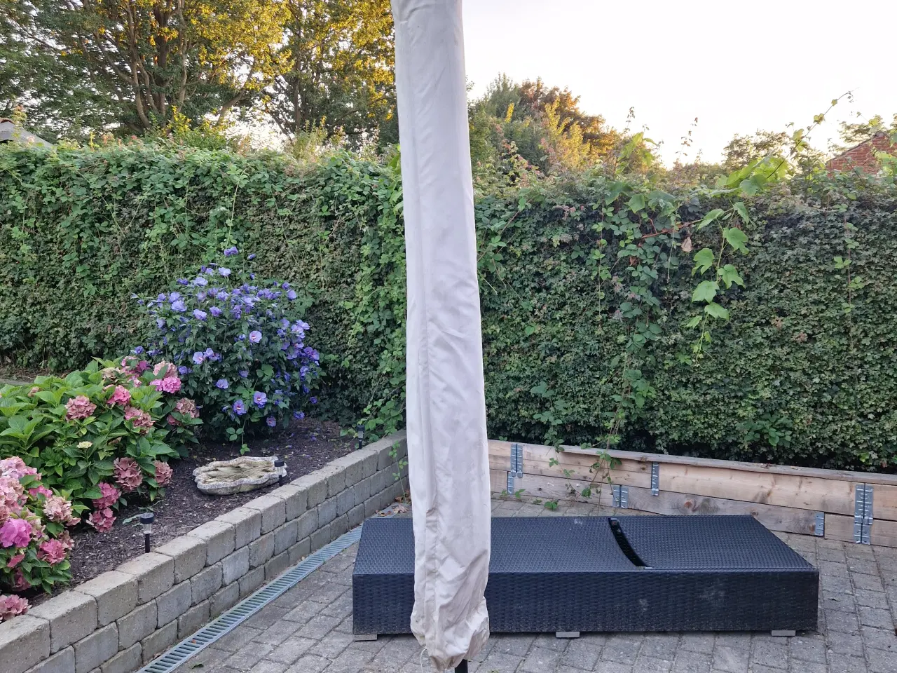 Billede 1 - Parasol + parsol fod 