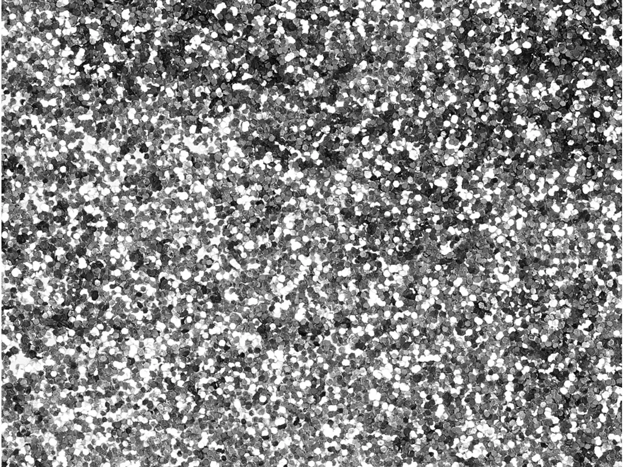 Billede 1 - Bio-glimmer, diam. 0,4 mm, sølv, 10 g/ 1 ds.