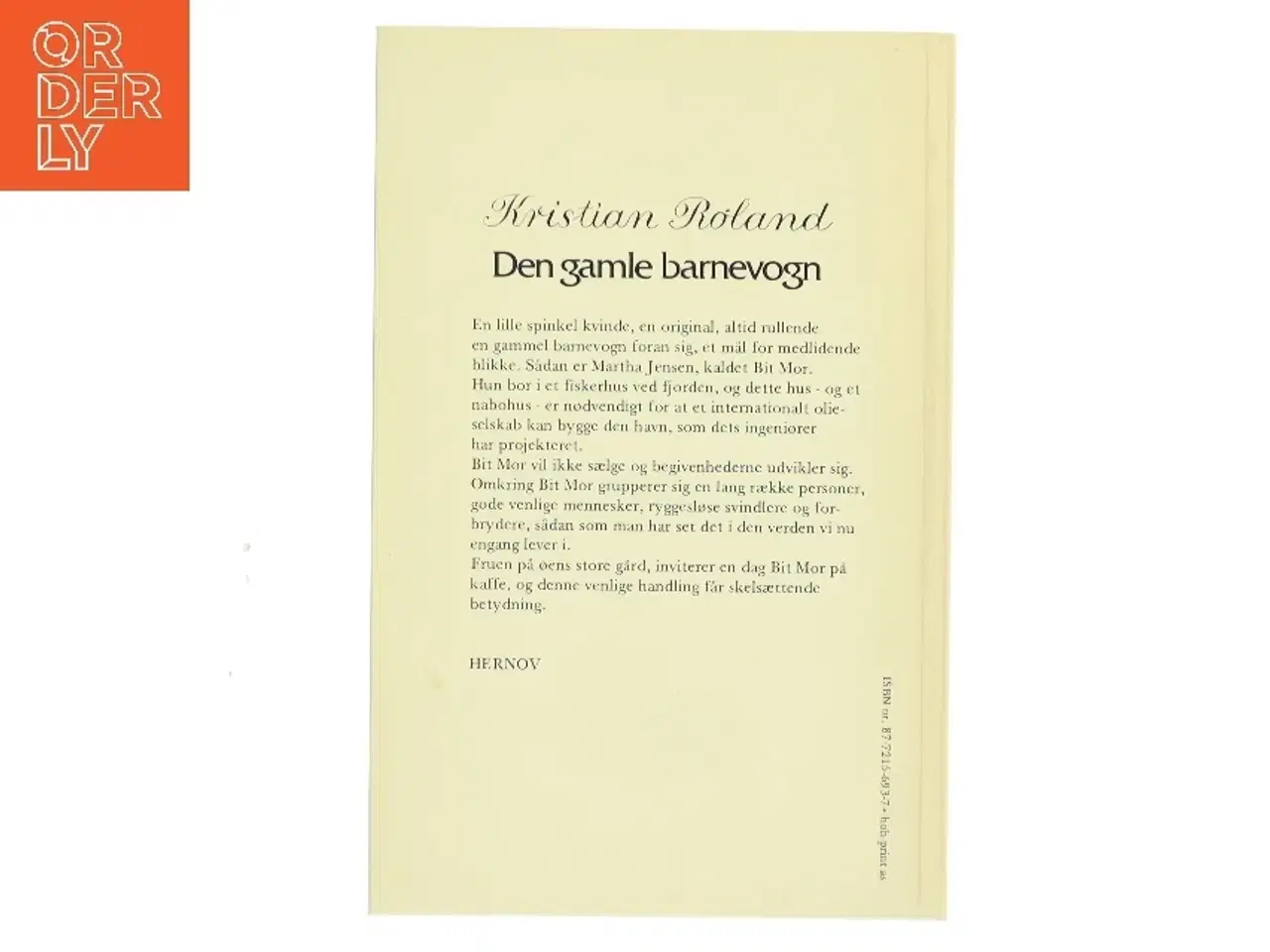 Billede 2 - Den gamle barnevogn af Kristian Roland (Bog)