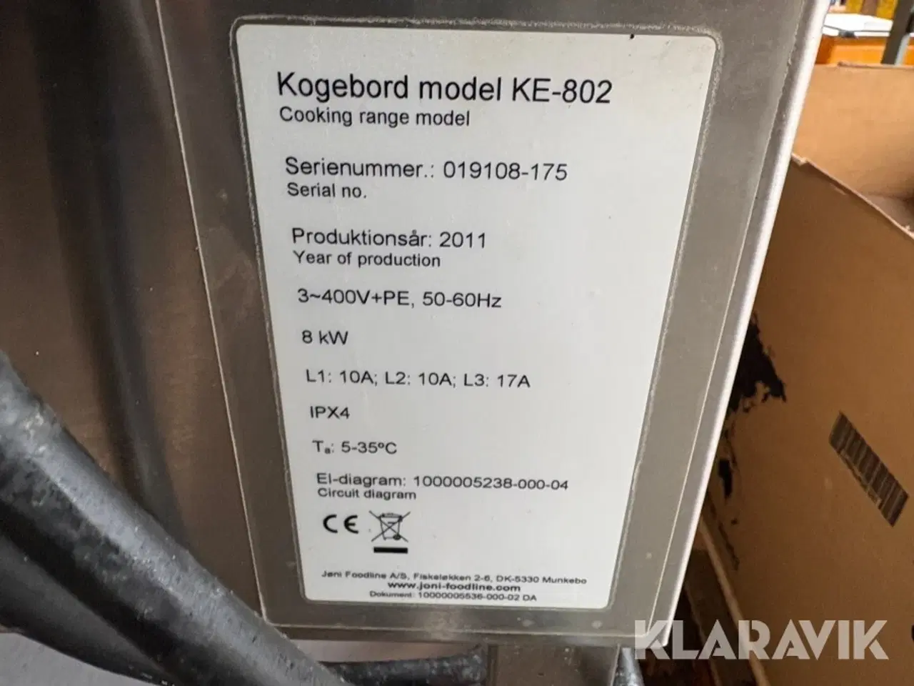 Billede 9 - Kogebord Jøni KE-802