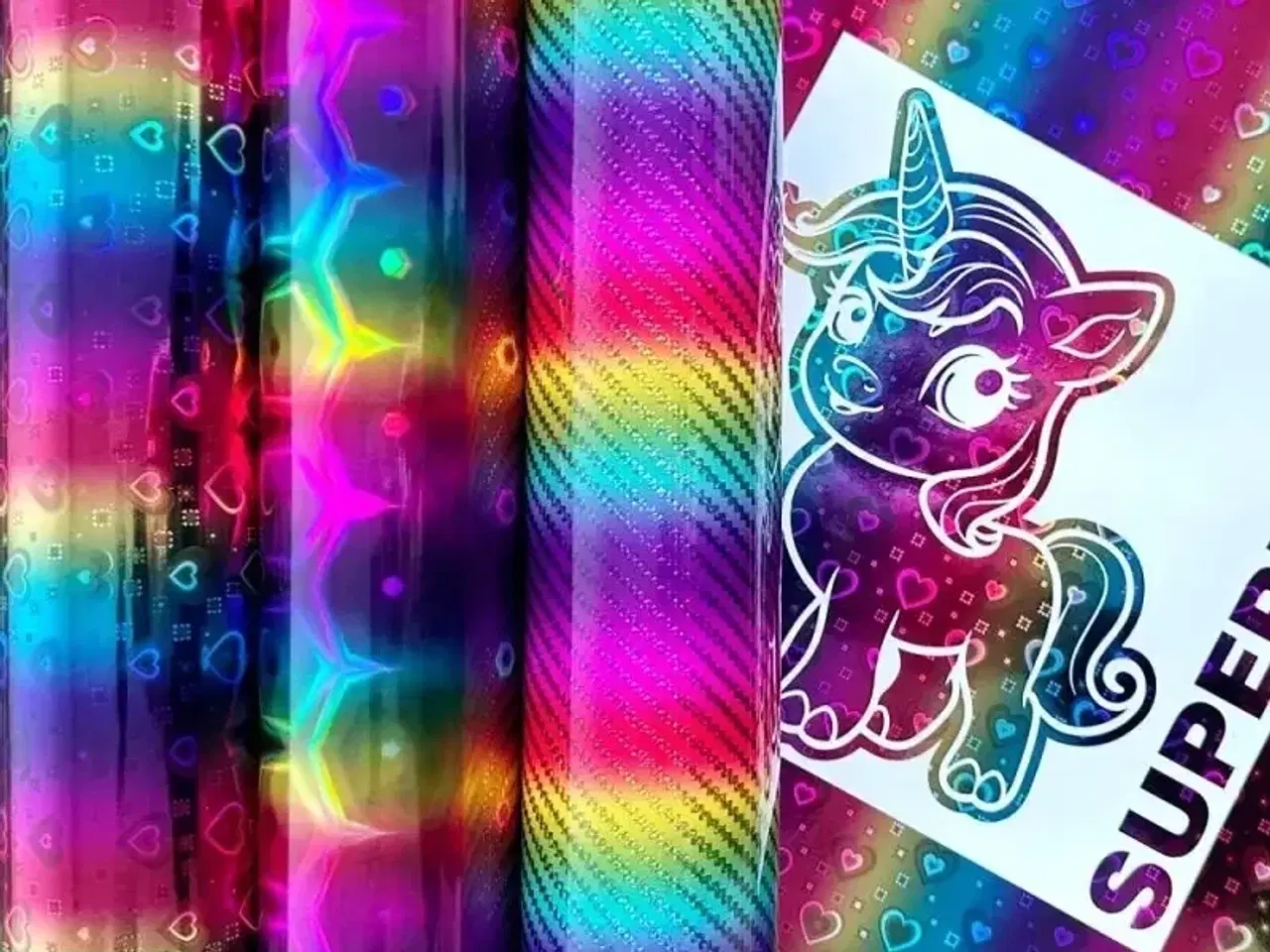 Billede 1 - SUPERIOR 9400 Rainbow Vinyl - 30cm x 3m