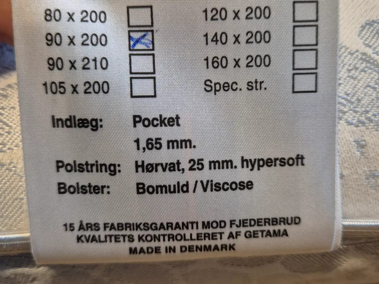 Billede 4 - Boxmadras