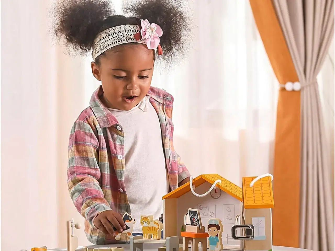 Billede 1 - VIGA Dyrehospital - 19 dele til kreativ leg