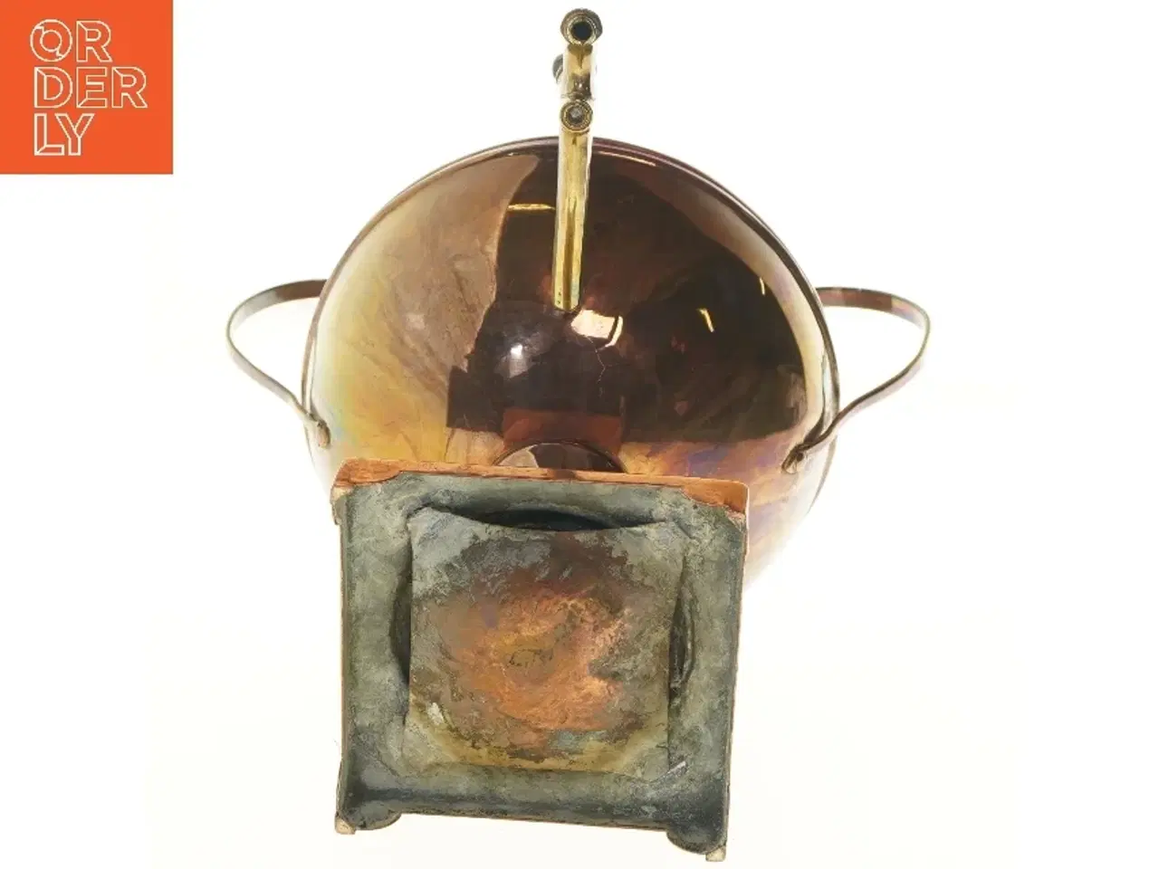 Billede 5 - Kobbersamovar (str. 40 cm)