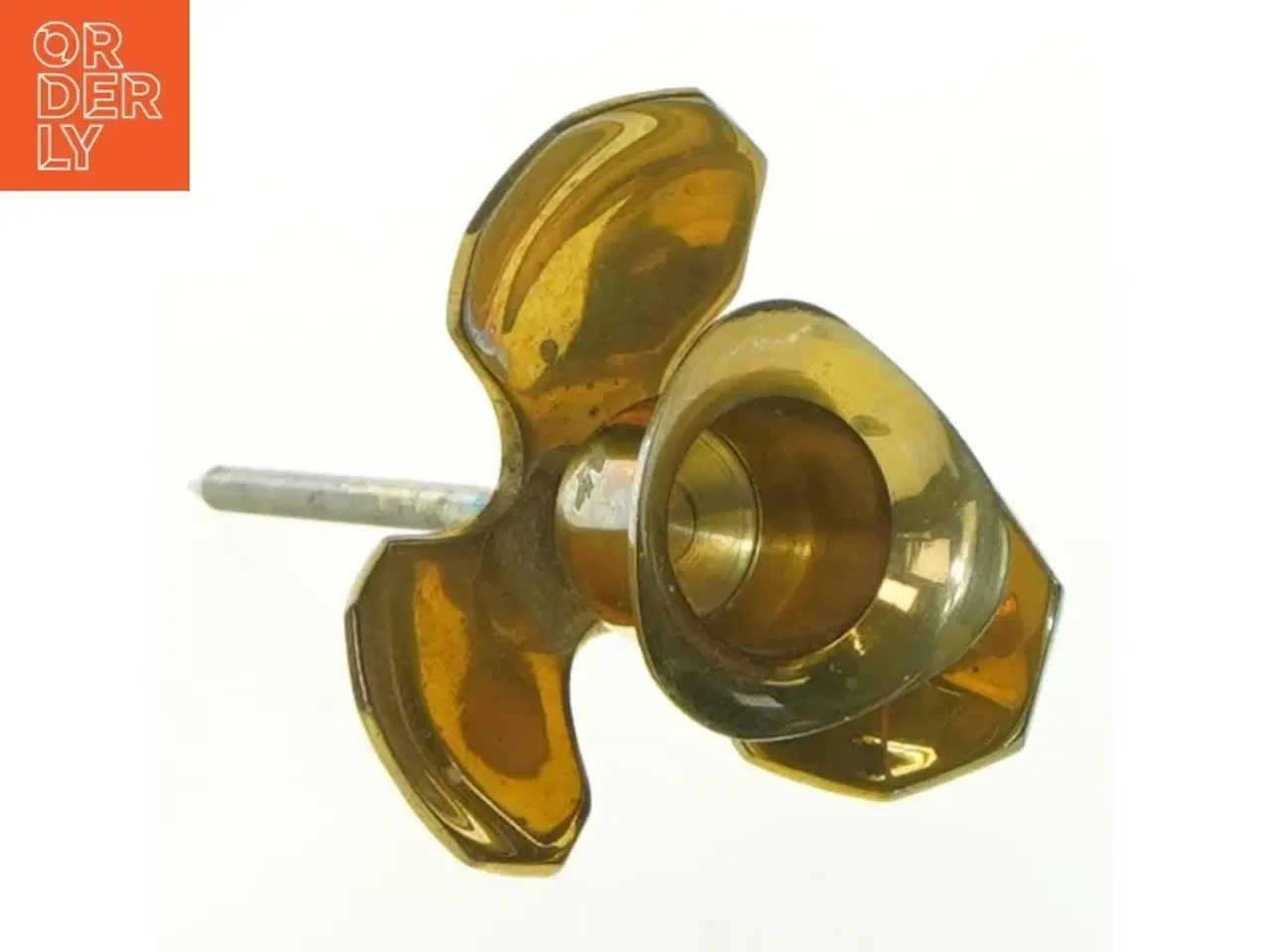 Billede 1 - Messing lysestage (str. 12x7 cm)