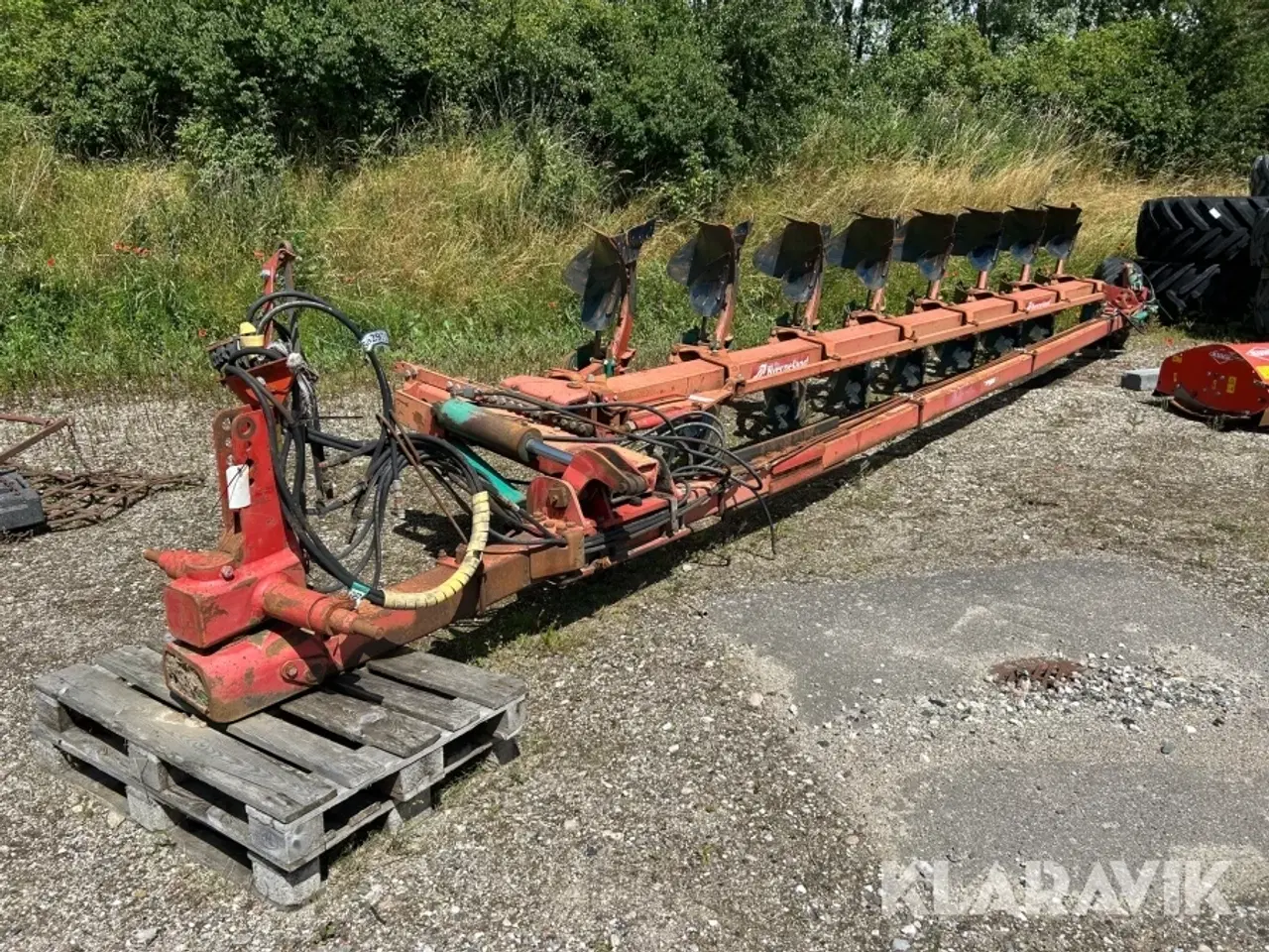 Billede 1 - 8 furet plov Kverneland PB 100