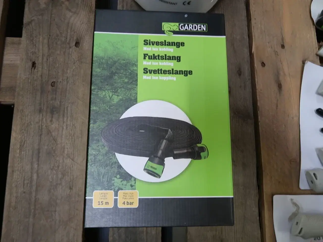Billede 2 - 3 pk. Siveslange 15 meter m/2 koblinger - Garden