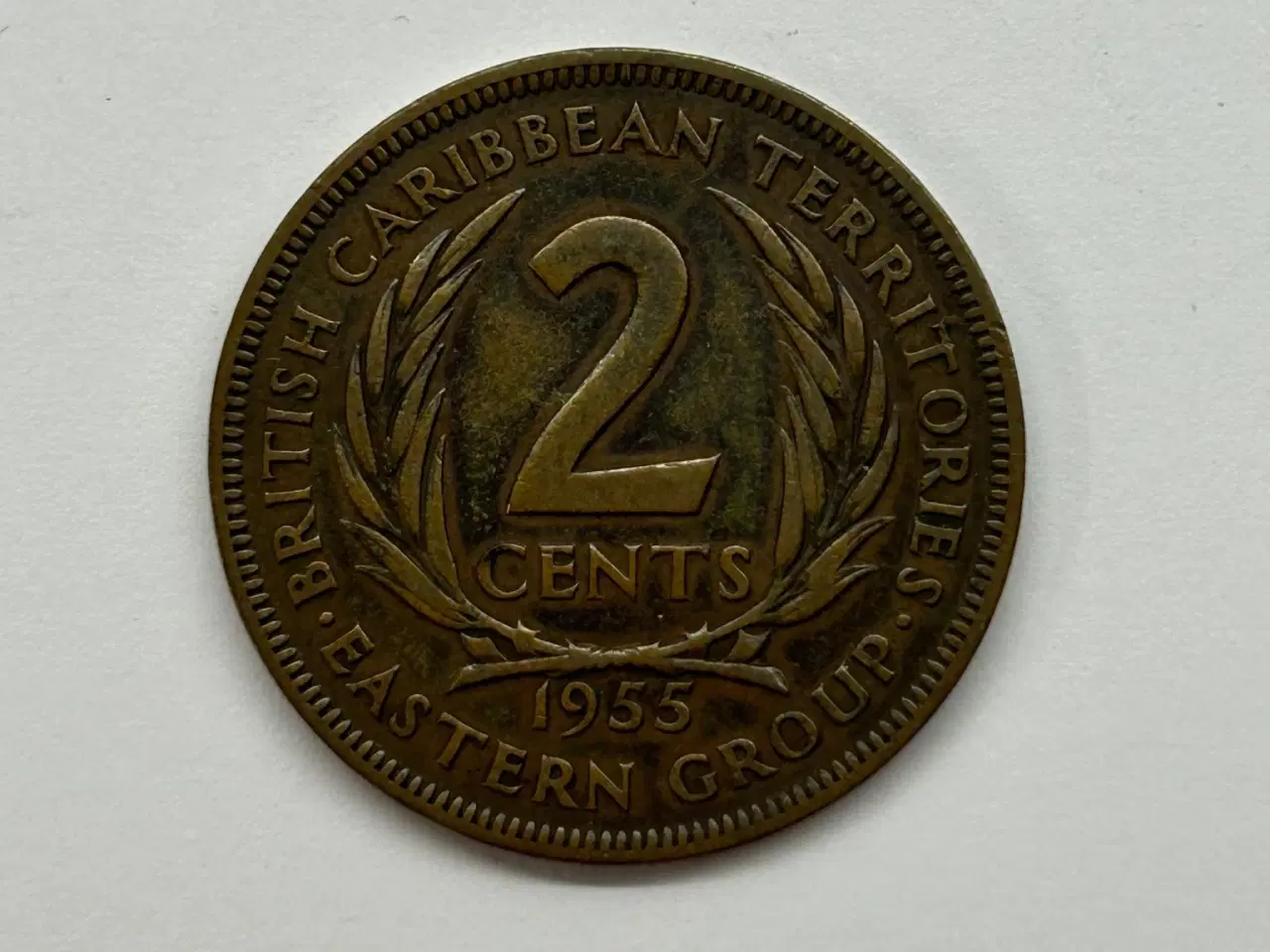 Billede 1 - 2 Cents British Caribbean Territories 1955