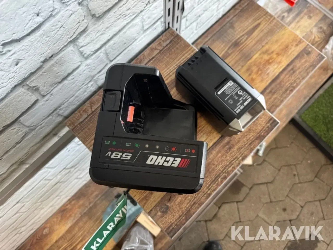 Billede 8 - Batteri - Lader ECHO 58 V 4, 0 Ah