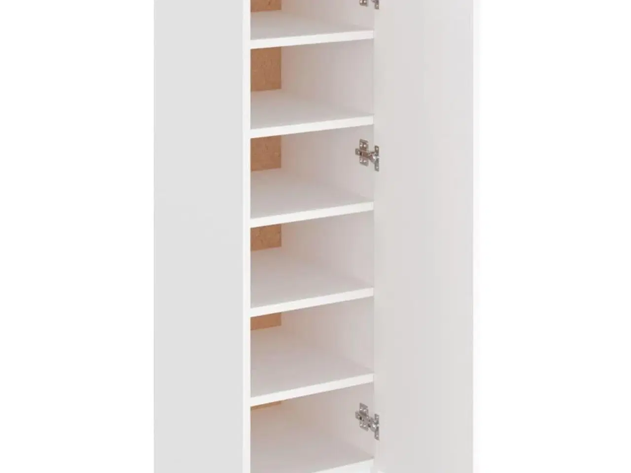 Billede 6 - Skoskab 30x35x100 cm konstrueret træ hvid