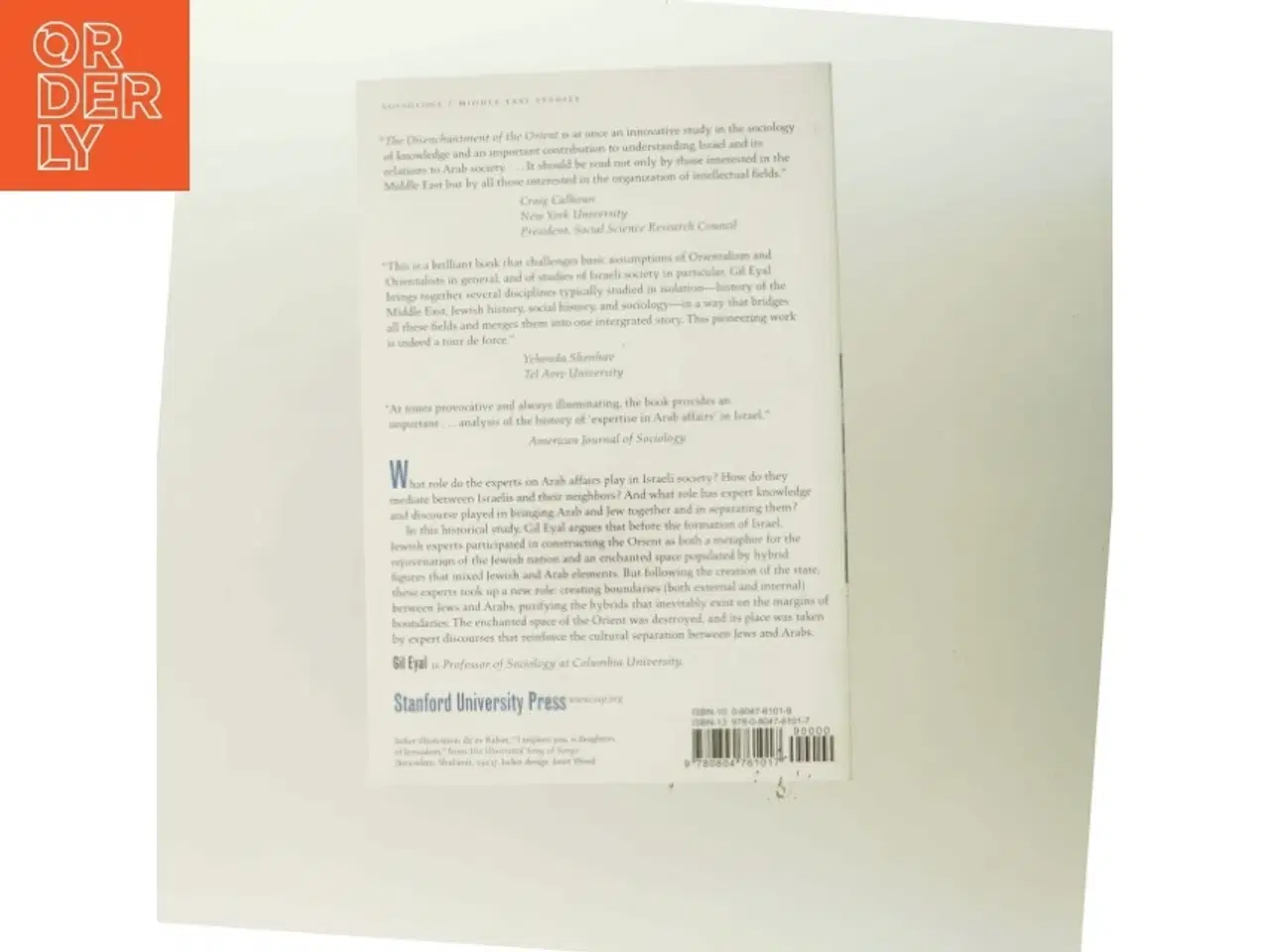 Billede 3 - The Disenchantment of the Orient af Gil Eyal (Bog)