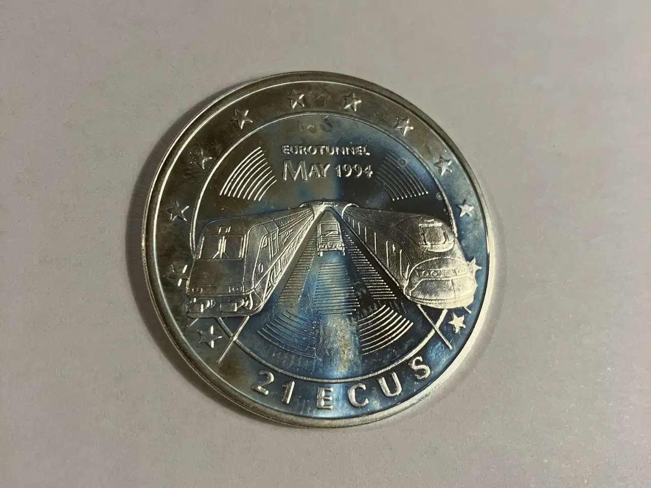Billede 2 - 21 ECUs - Elizabeth II - Gibraltar - 1993