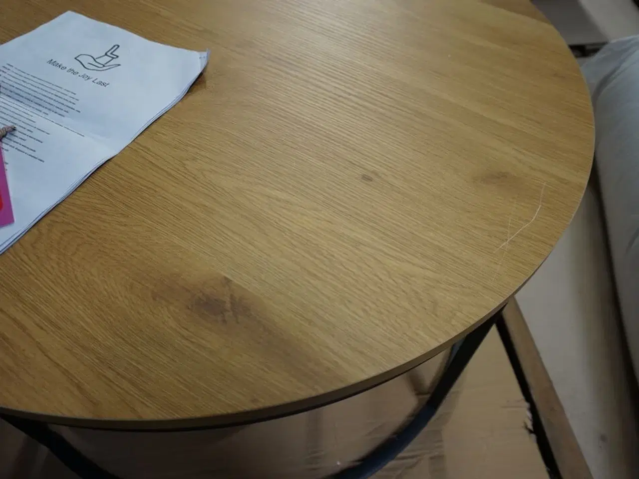 Billede 3 - Spiro sofabordssæt melamin vild eg Ø80 / Ø50