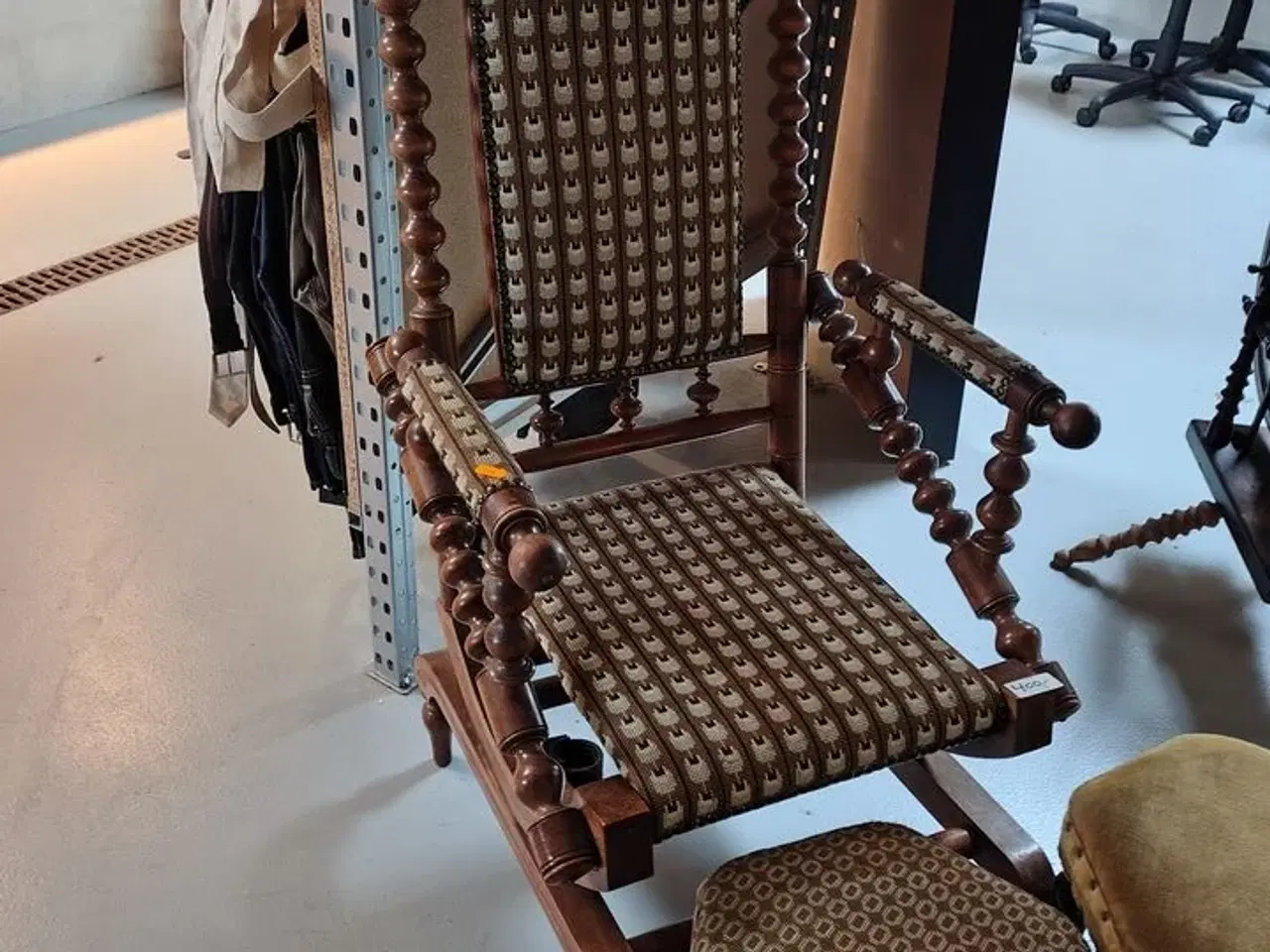 Billede 2 - Gyngestol med skamler