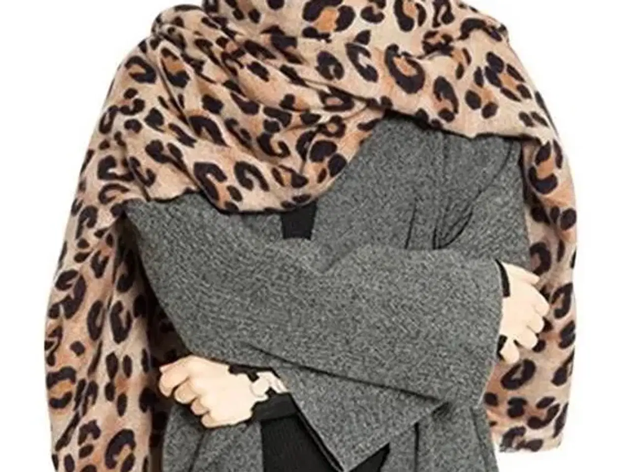 Billede 6 - Lækkert luksus leopard tørklæde 