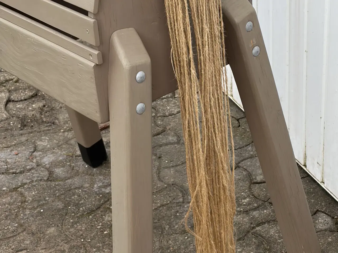 Billede 3 - Træhest hjemmelavet