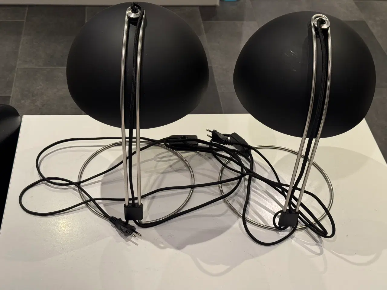 Billede 2 - 2 stk Verner Panton VP4 i mat sort