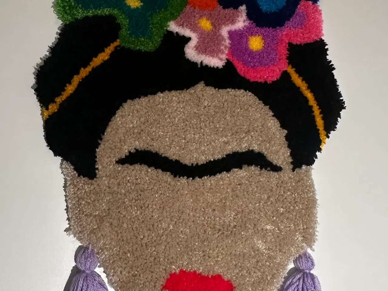 Billede 3 - Tuftet Frida Kahlo vægtæppe