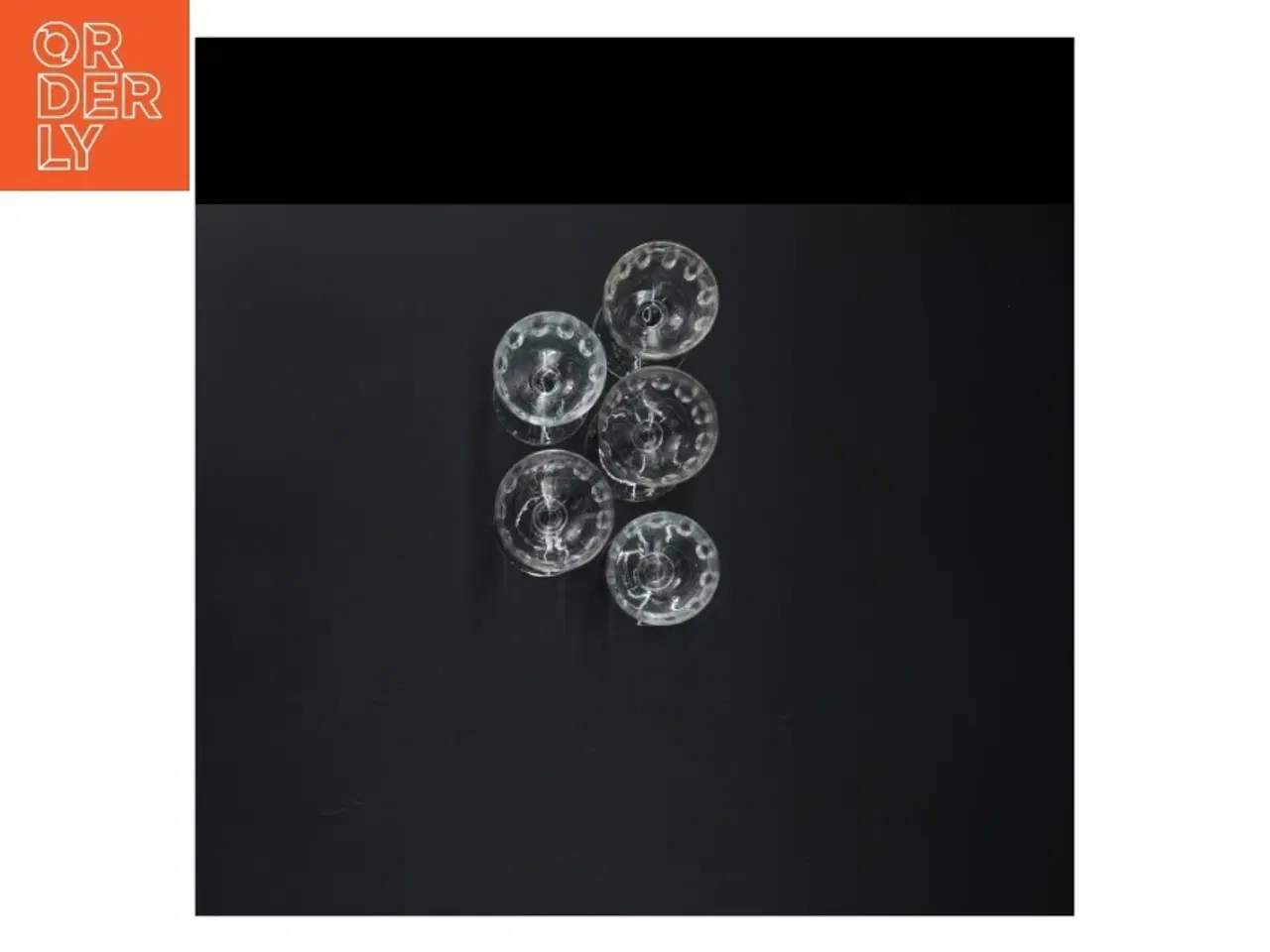Billede 3 - Sæt af 5 glas (str. 10 cm. 5 styk)