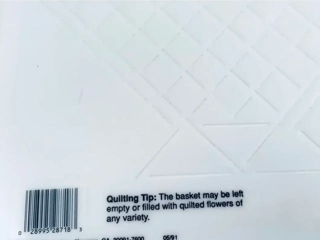 Billede 3 - Skabelon quiltning håndarbejde