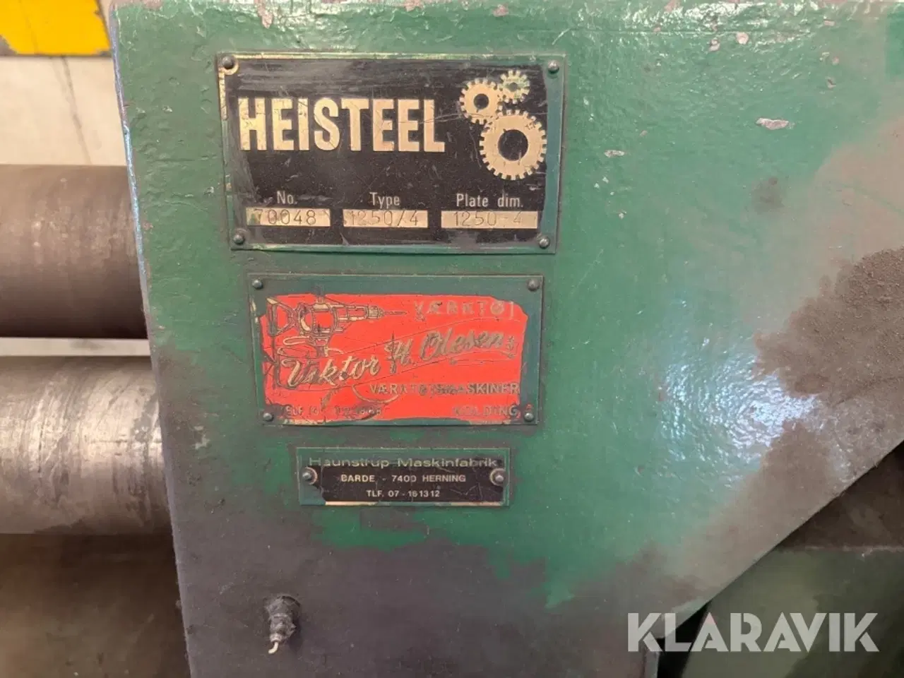 Billede 4 - Pladevalse Heisteel 1250/4