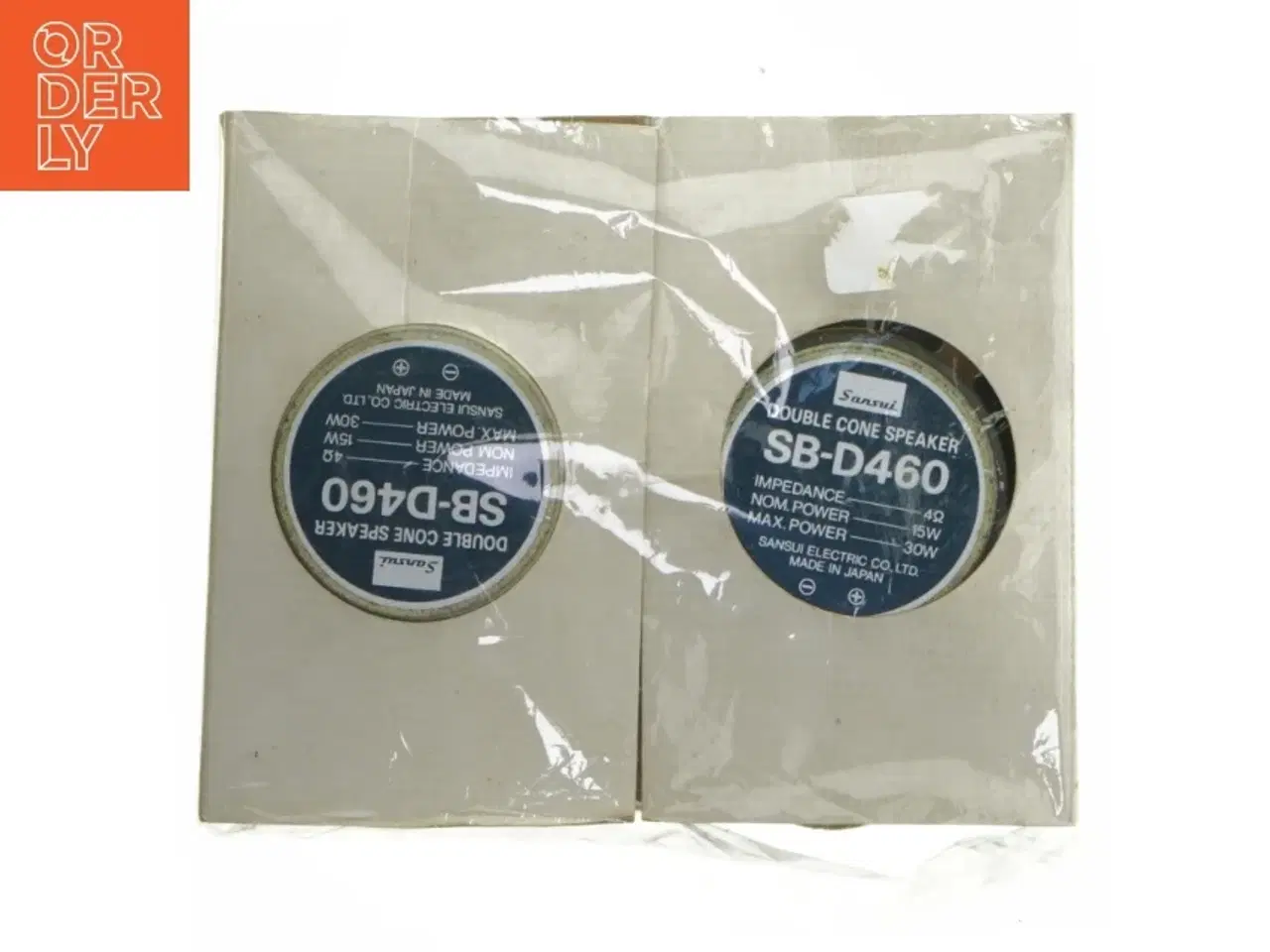 Billede 1 - 2 stk. Sansui DOUBLE CONE SPEAKER SB-D460 Auto Højttalere