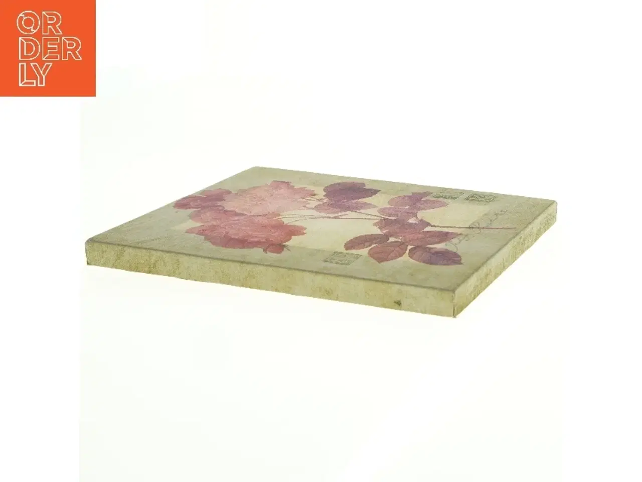 Billede 3 - Blomstret lærredsprint fra Blomsterbillede (str. 25 x 20 cm)